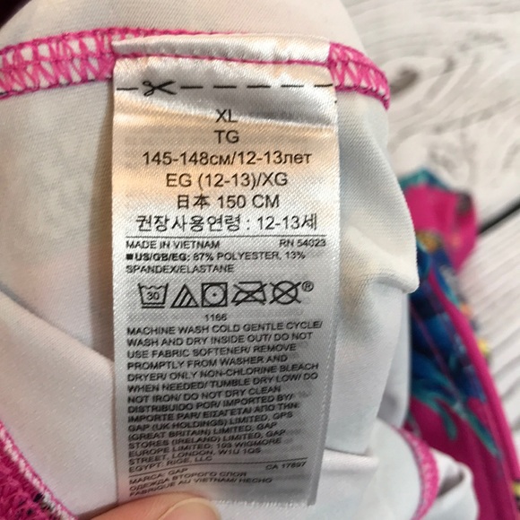 Gap Fit-Girls stretch cropped, butterfly XL - Picture 8 of 8